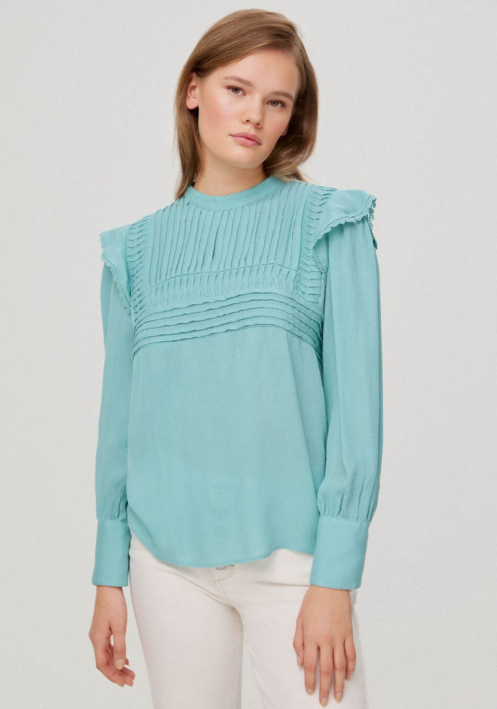 Blusa Romantica con Jaretas Pdh