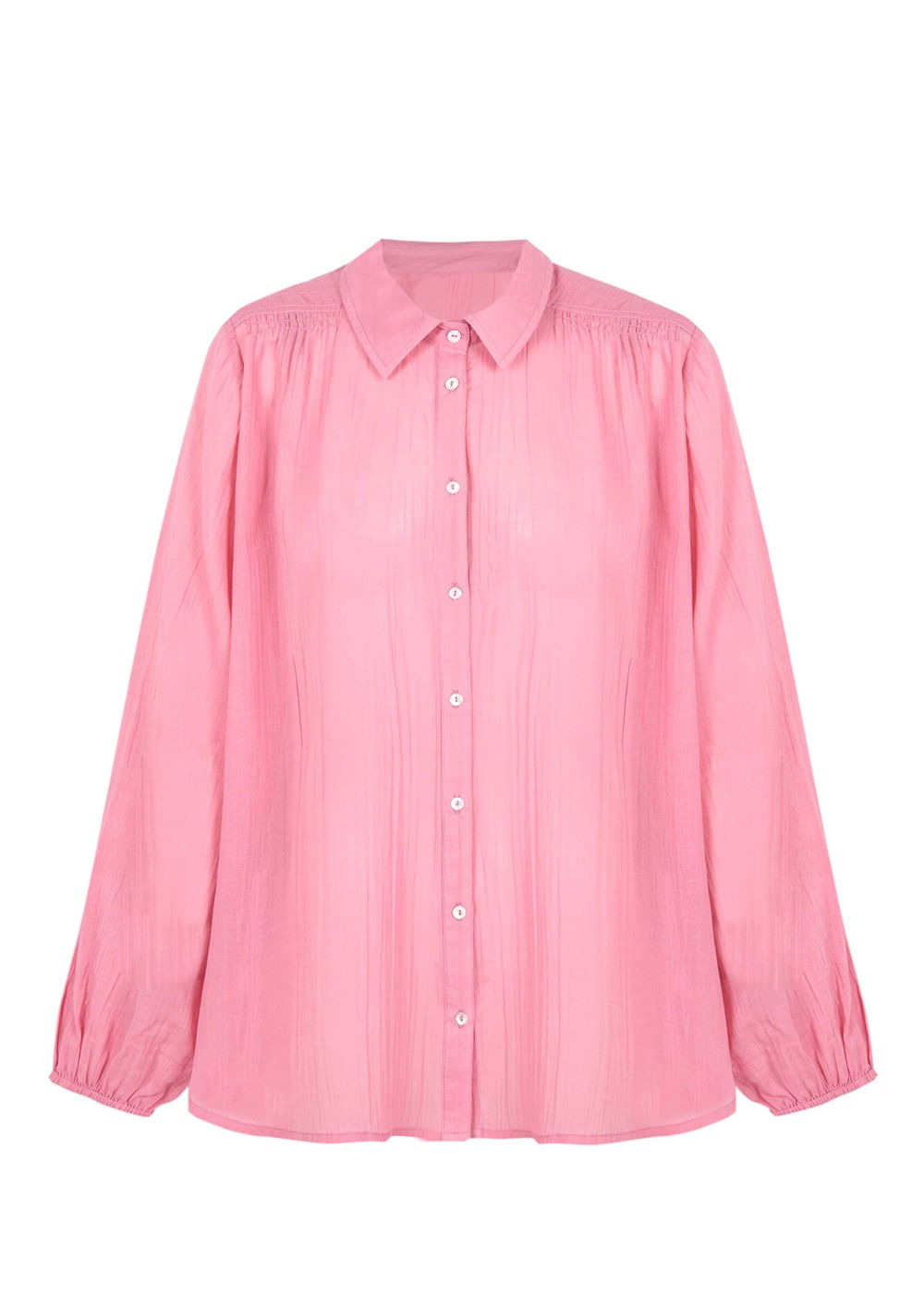 Camisa Fluida Lisa Cortefiel 4