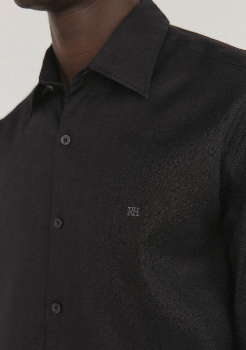 Camisa Lisa Lino Cortefiel 3