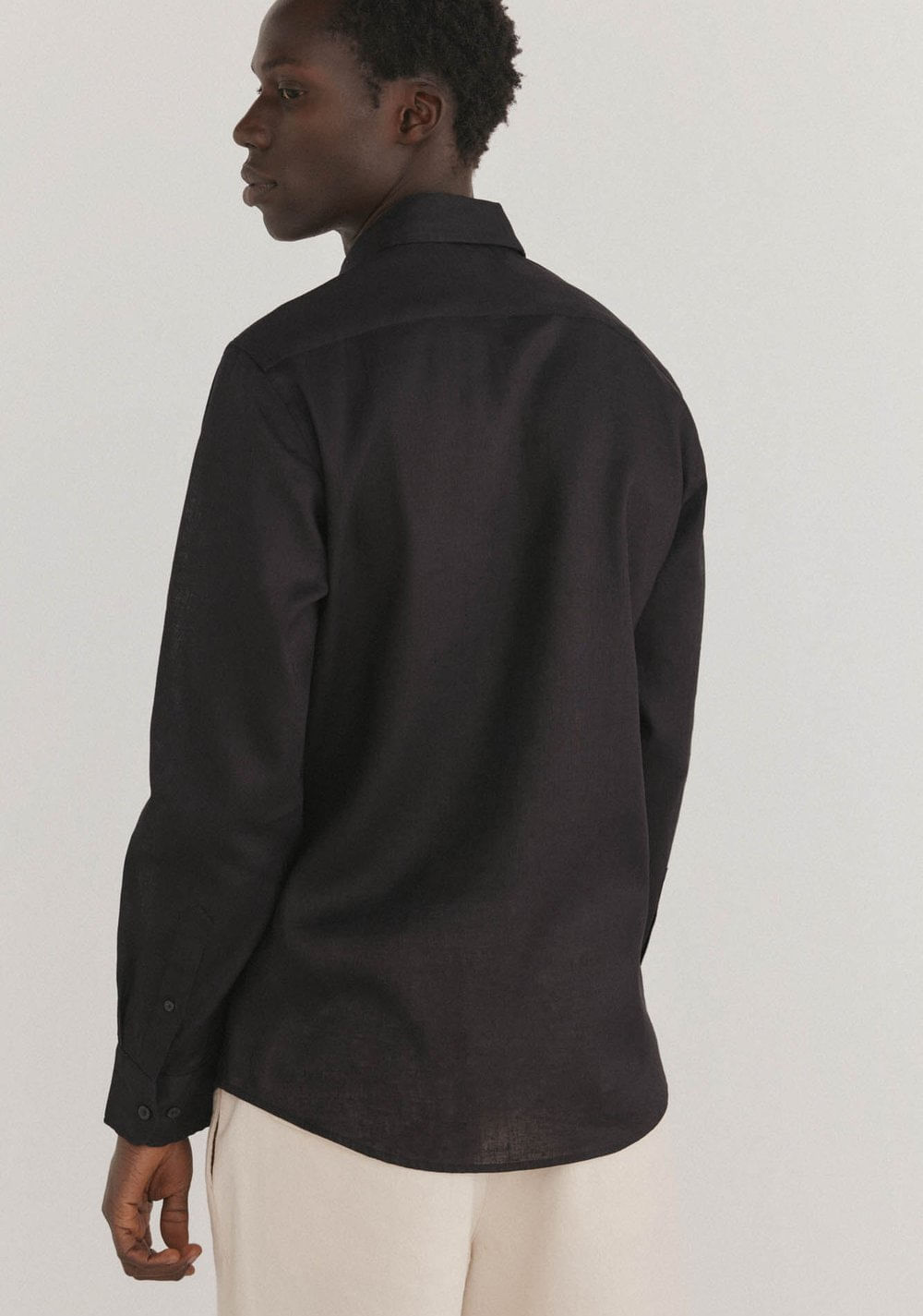 Camisa Lisa Lino Cortefiel 5