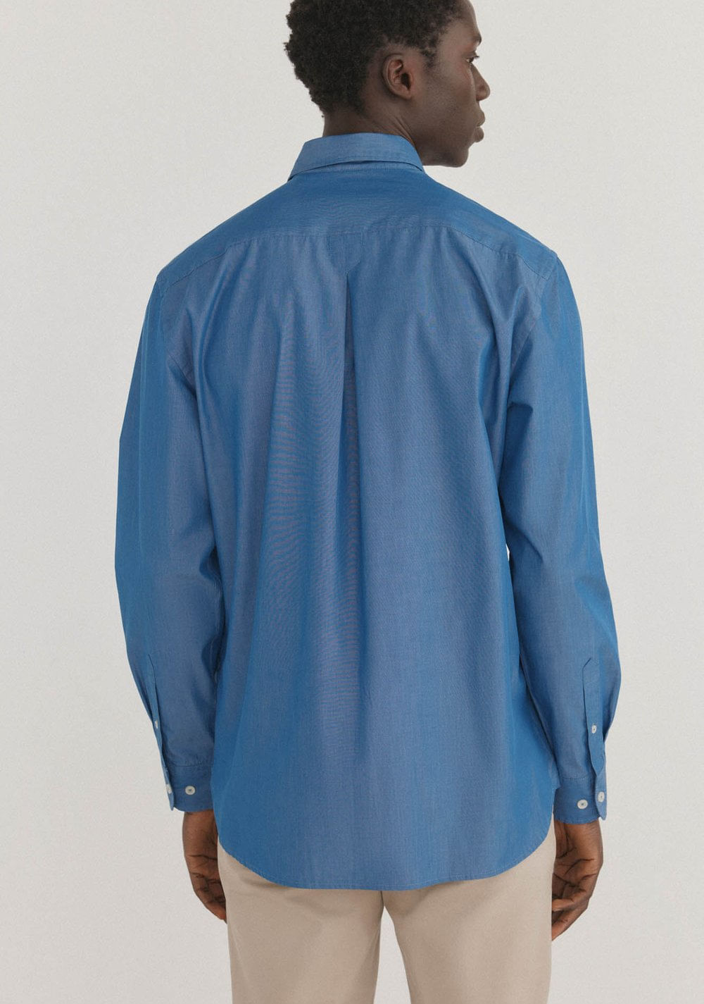 Camisa Lisa Popelín Cortefiel 4