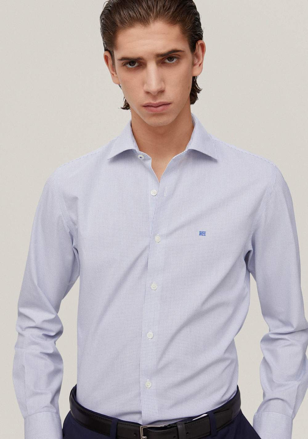 Camisa Manga Larga Check T Cortefiel