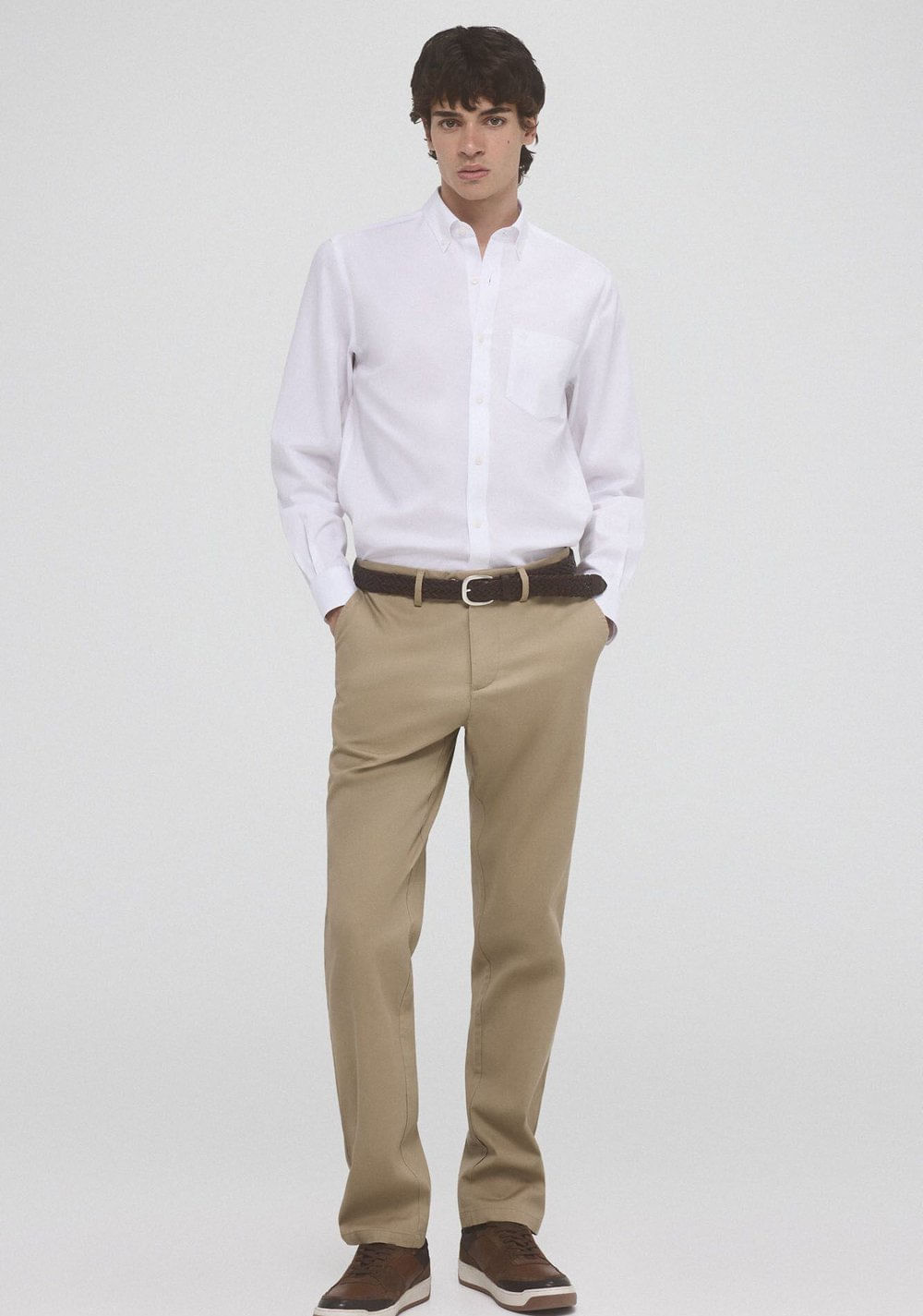 Camisa Non Iron + Antimanchas Lisa Cortefiel 3
