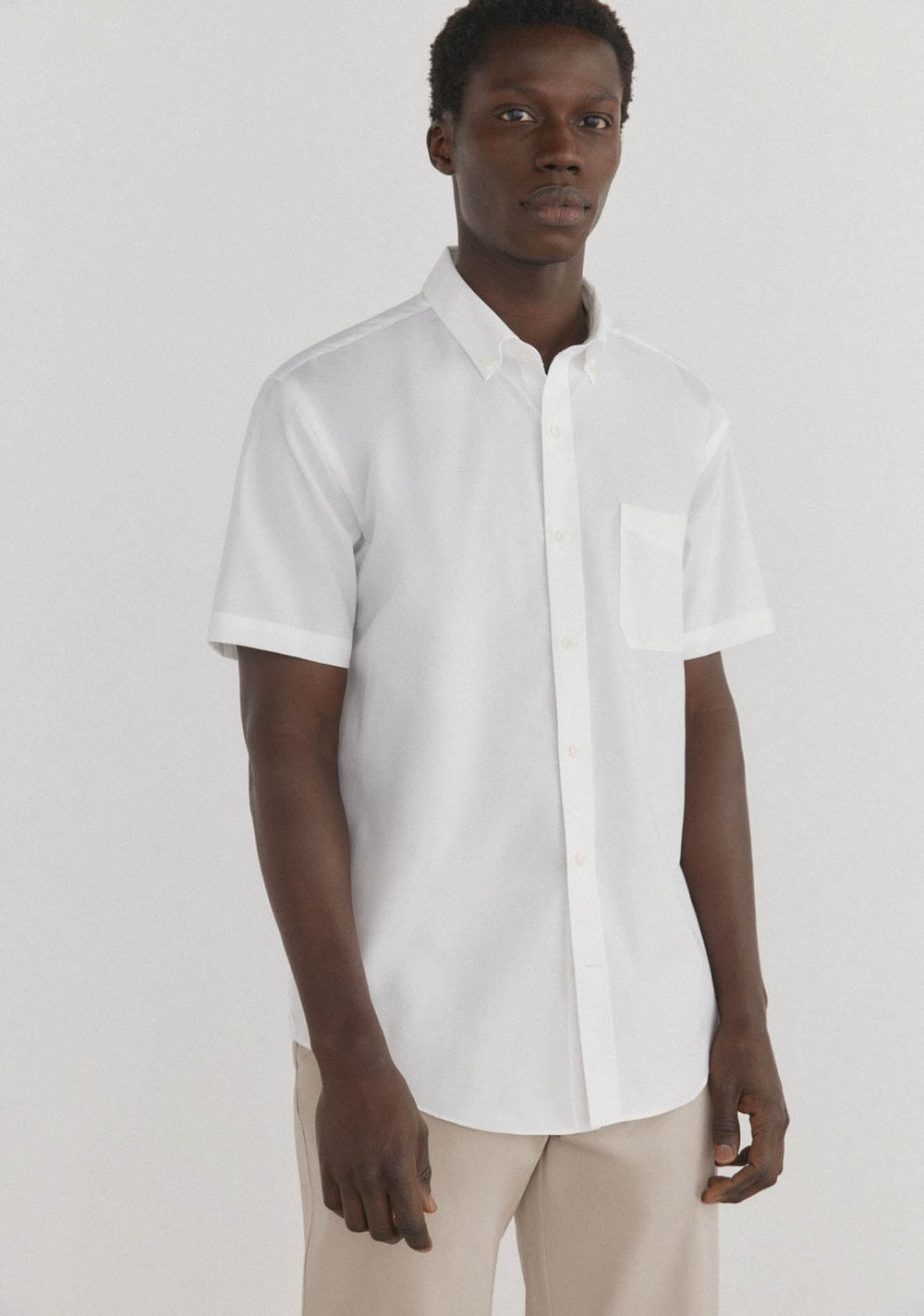 Camisa Non Iron Manga Corta Cortefiel