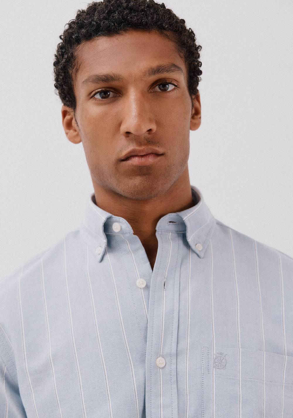 Camisa Oxford Rayas Cortefiel 3