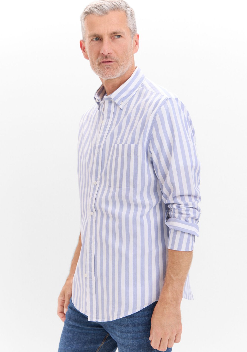 Camisa Popelín Rayas Cortefiel 2