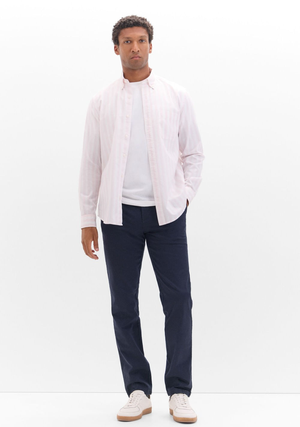 Camisa Popelín Rayas Cortefiel 5