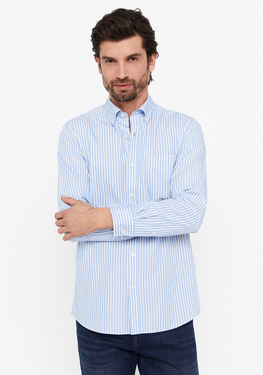 Camisa Rayas Coolmax Cortefiel