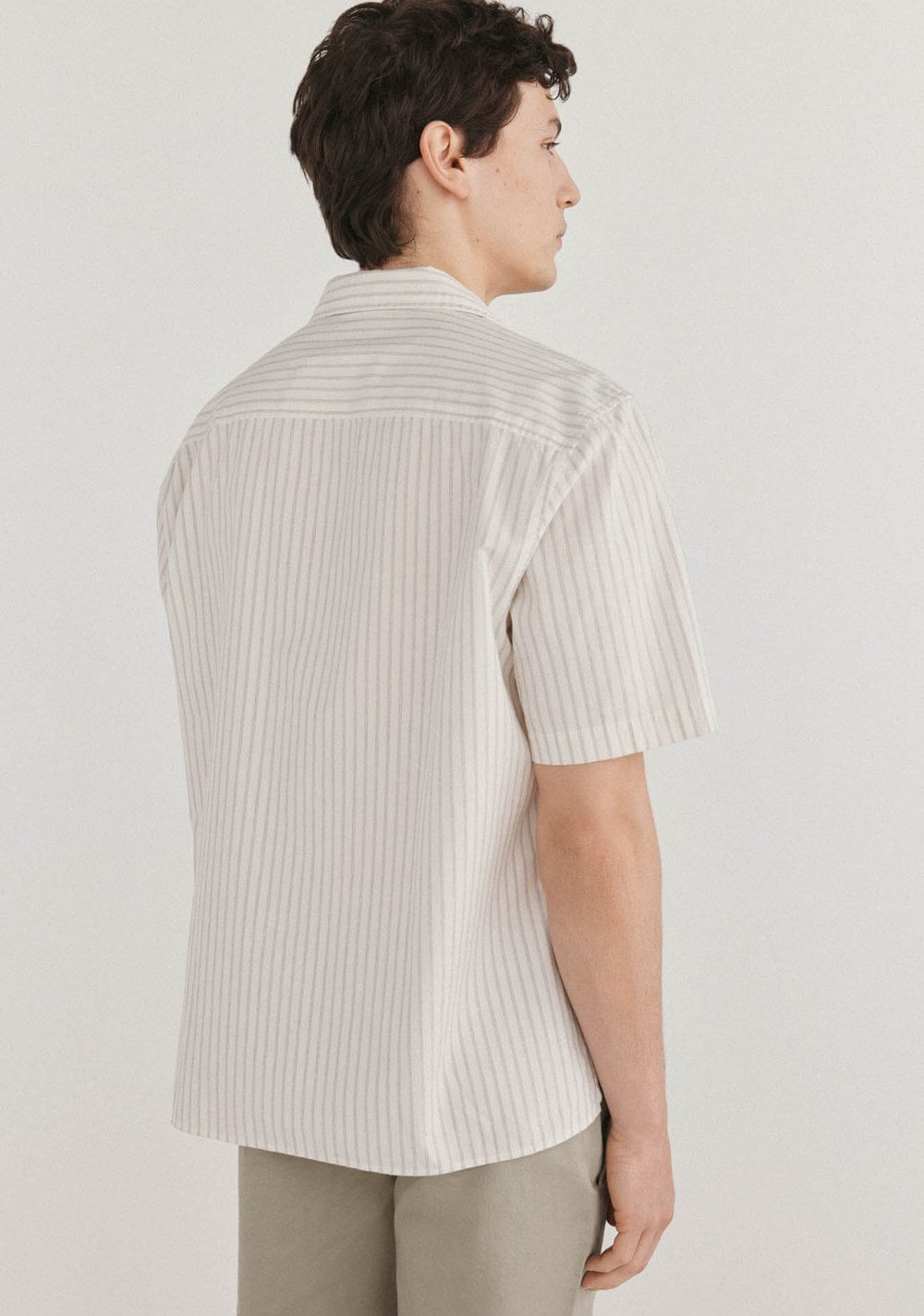 Camisa Rayas Manga Corta Cortefiel 3