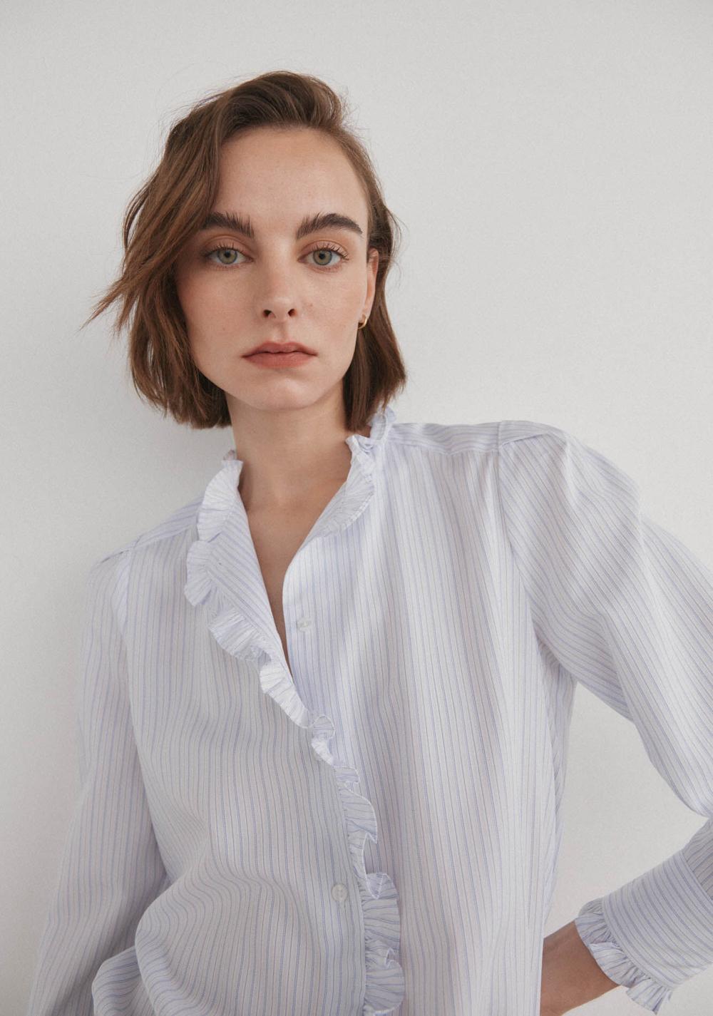 Camisa Romántica con Volantes Cortefiel 5
