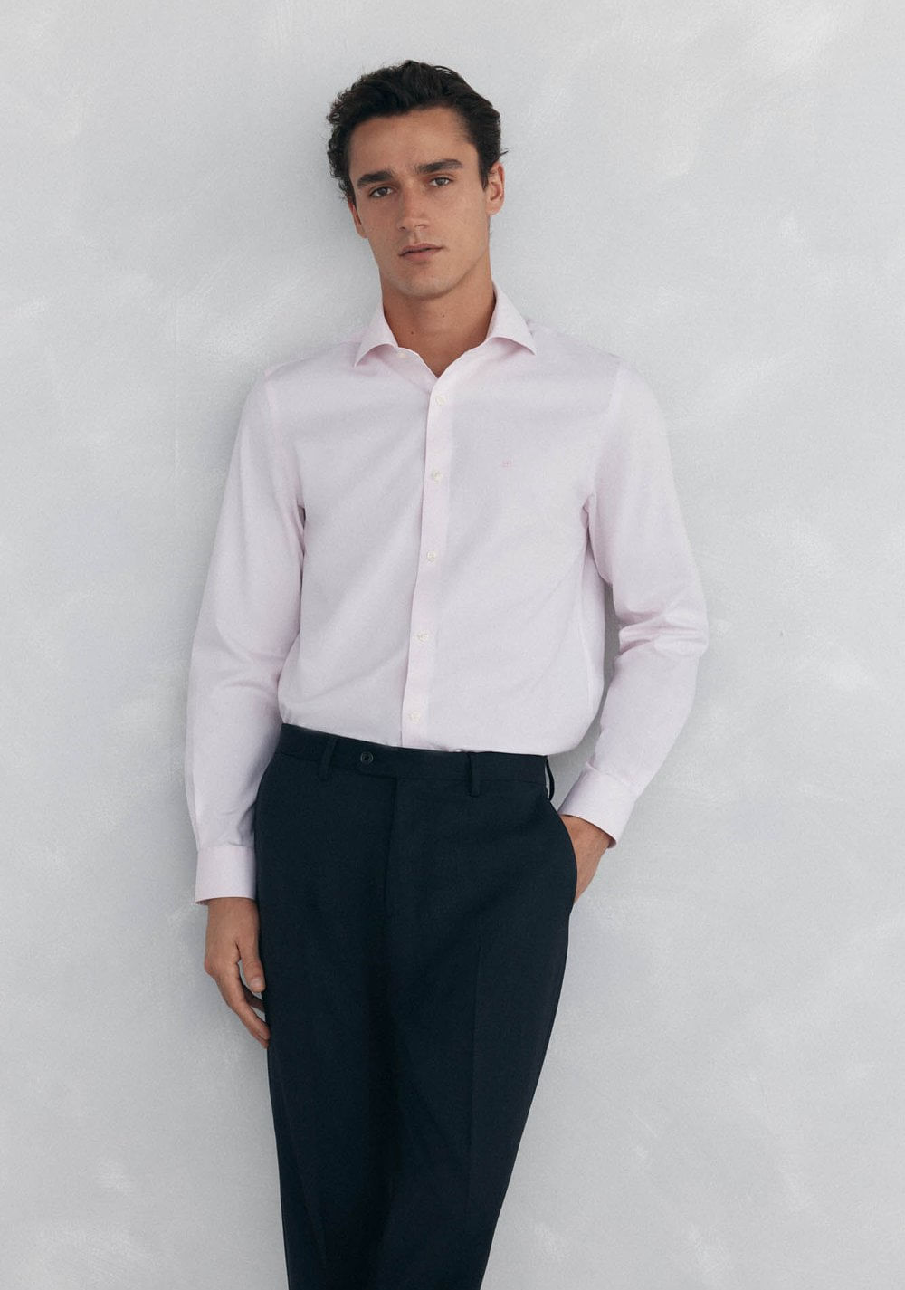 Camisa Vestir Lisa Non Iron + Antimanchas Cortefiel