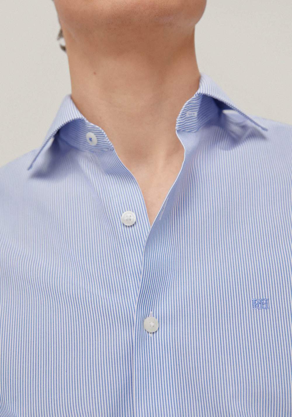 Camisa de Vestir Raya Fina Non Iron Cortefiel 4