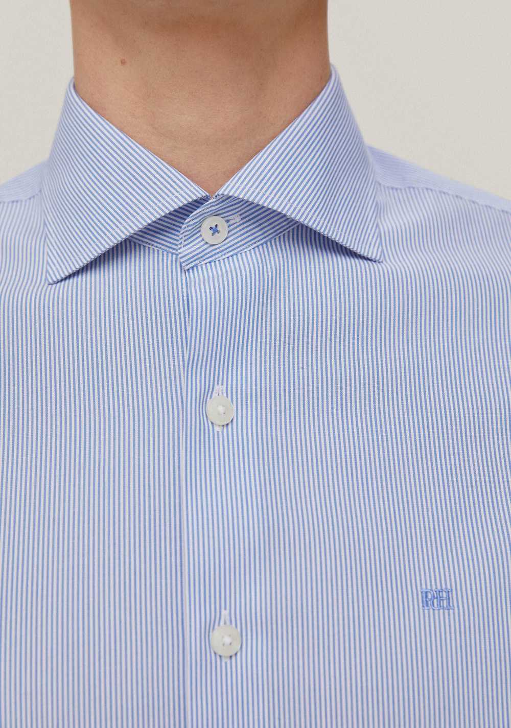 Camisa de Vestir Raya Fina Non Iron Cortefiel 6