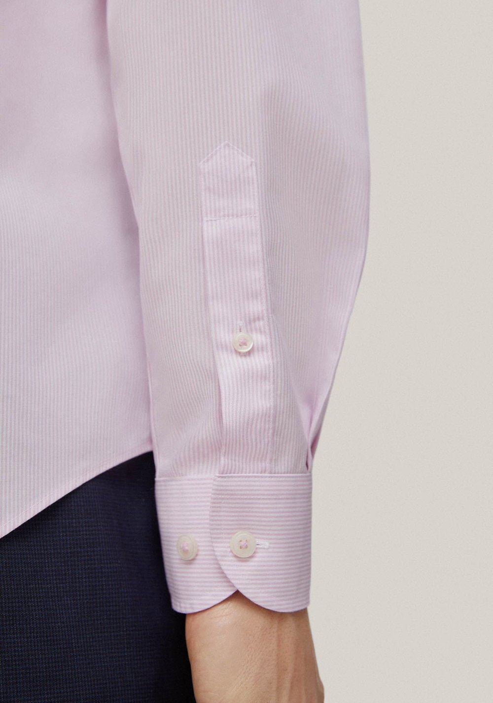 Camisa de Vestir Raya Fina Non Iron Cortefiel 3