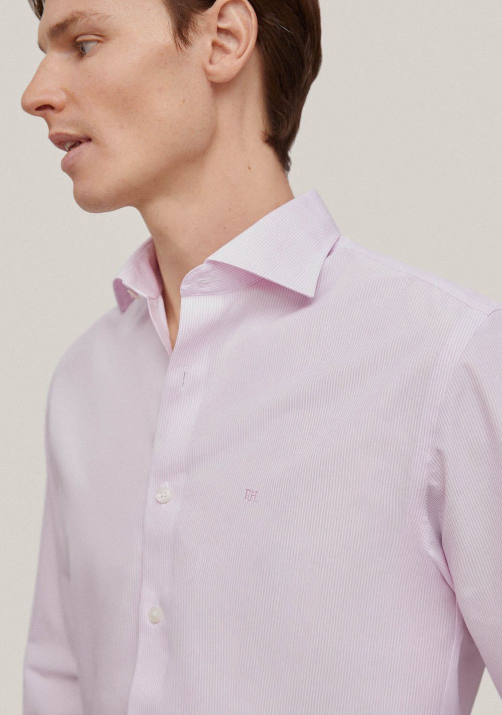 Camisa de Vestir Raya Fina Non Iron Cortefiel 4