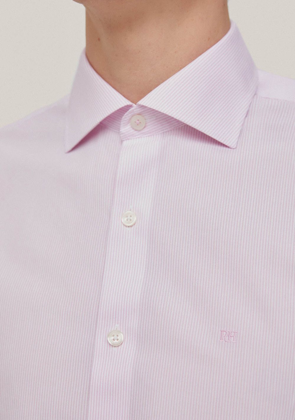Camisa de Vestir Raya Fina Non Iron Cortefiel 5