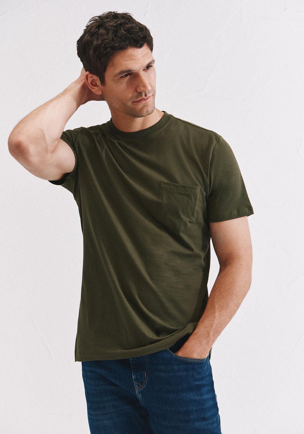 Camiseta Clásica Bolsillo Cortefiel