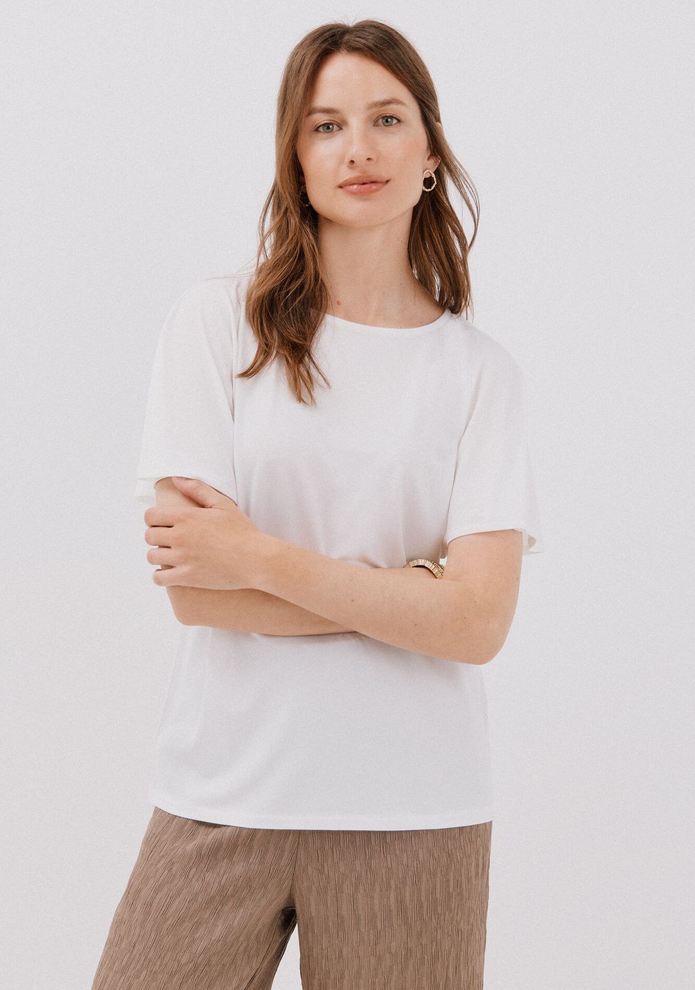 Camiseta Clásica Fluida Cortefiel