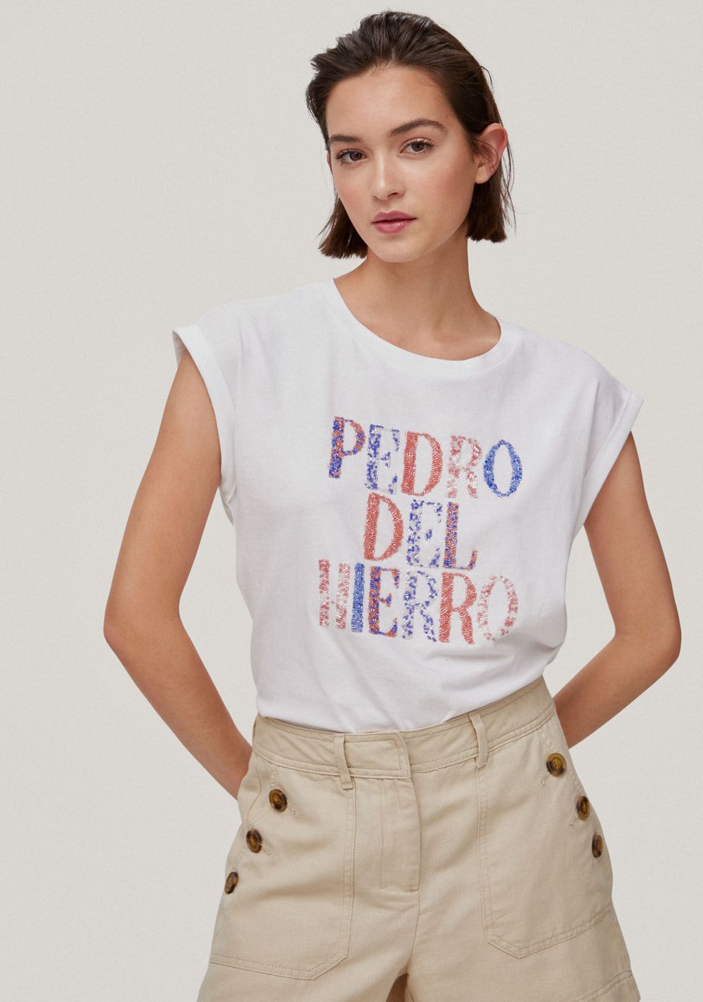 Camiseta Manga Corta Logo Cortefiel