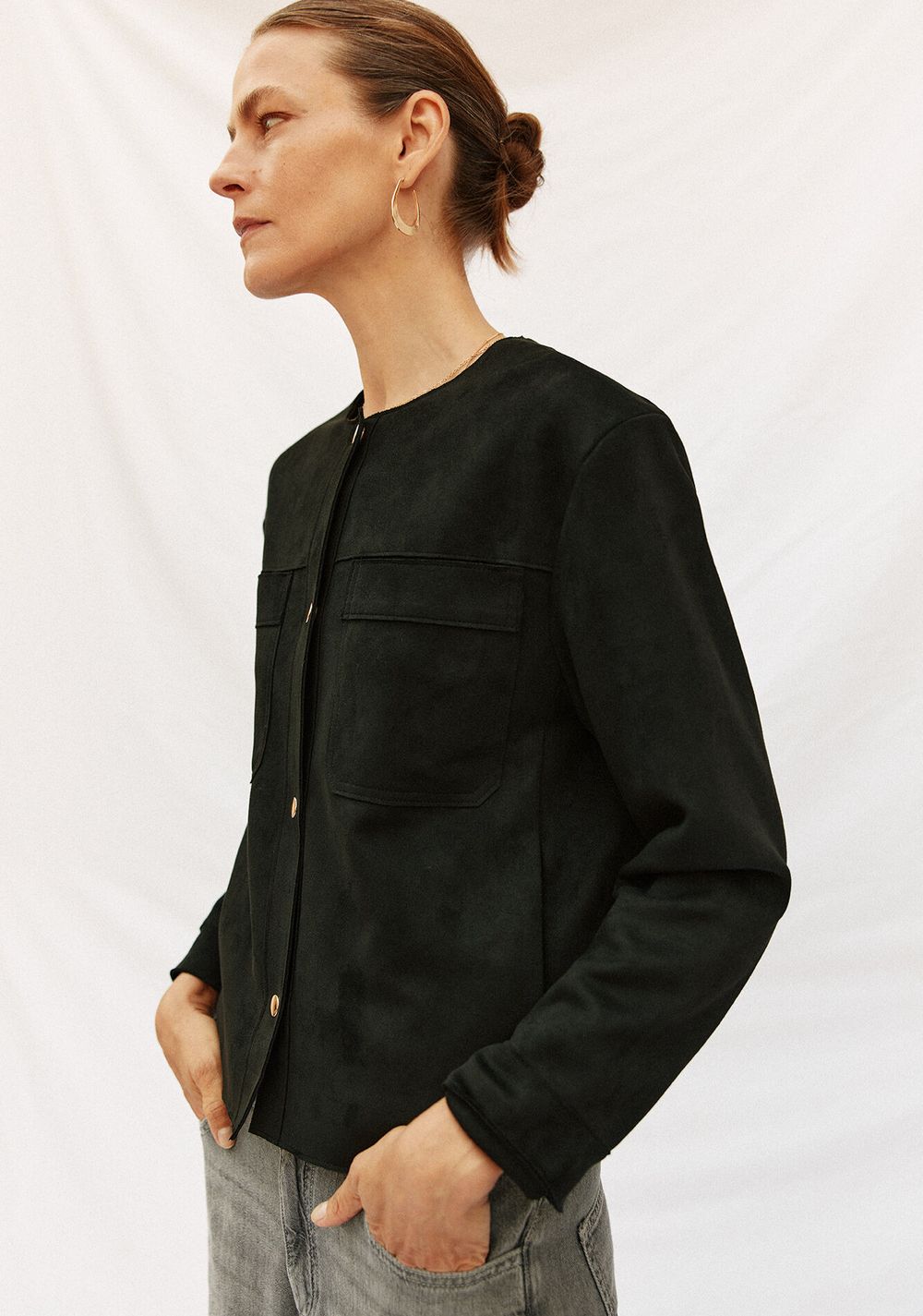 Chaqueta Efecto Piel Cortefiel 4