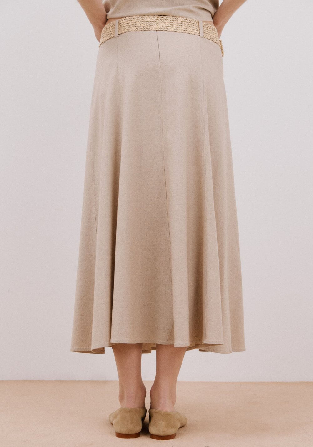 Falda Midi Capa Cortefiel 3