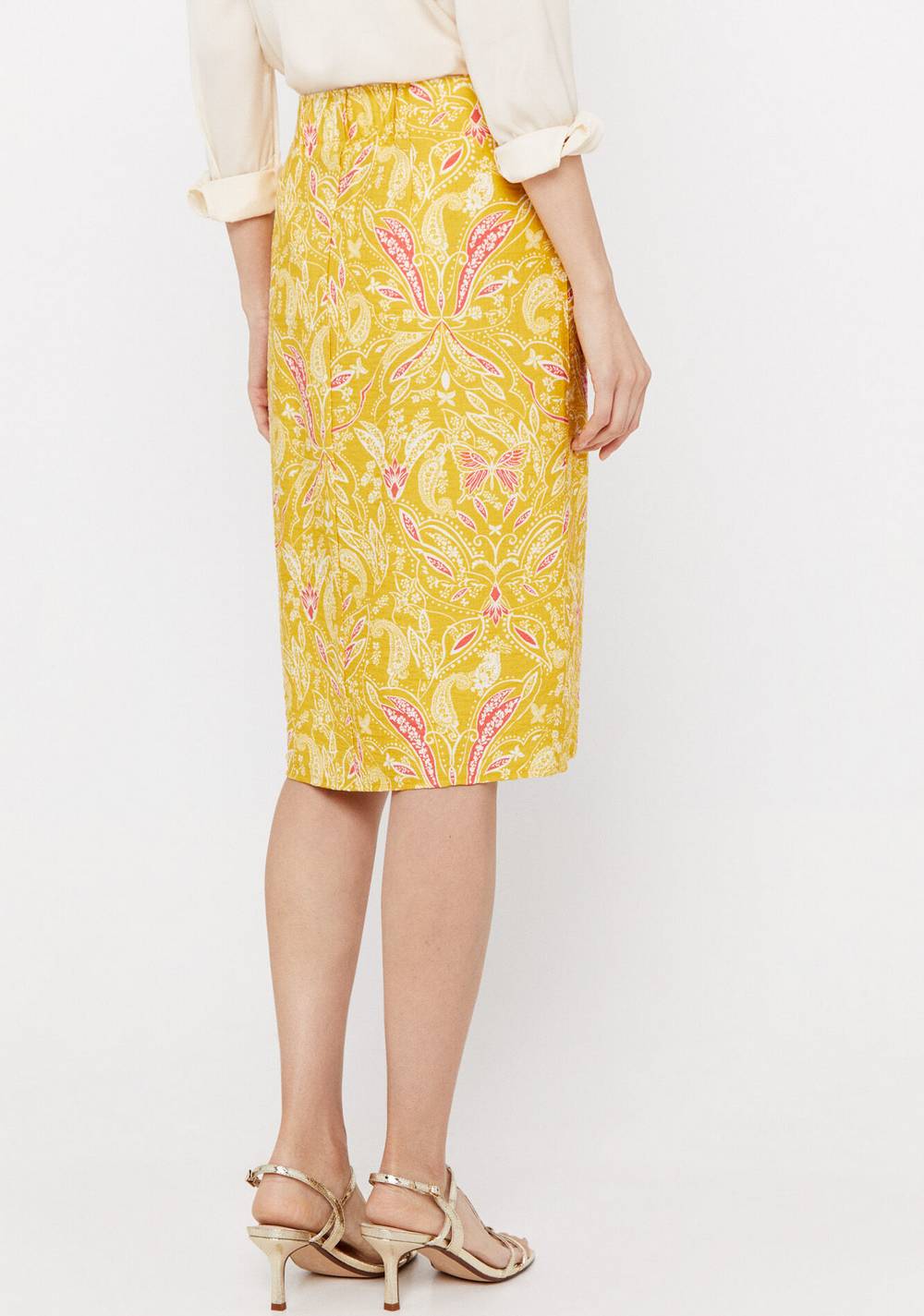 Falda Midi Estampada Cortefiel 2