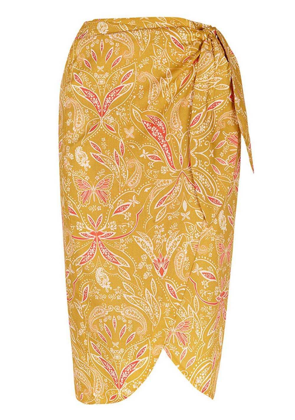 Falda Midi Estampada Cortefiel 5