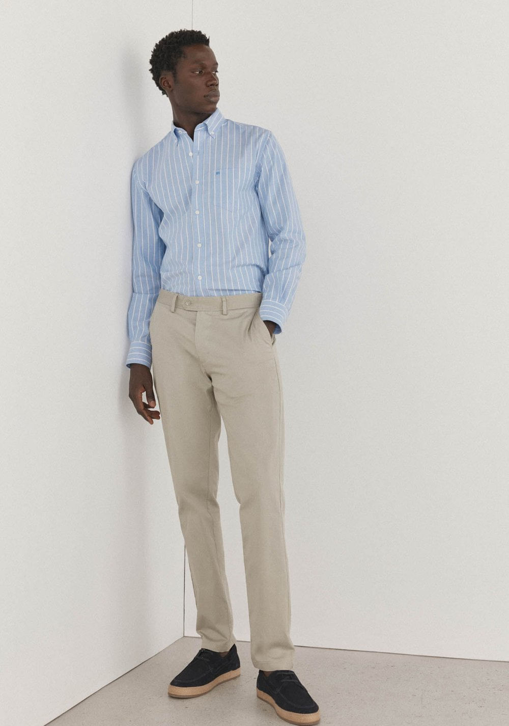 Pantalón Chino Slim Fit con Print Cortefiel 5