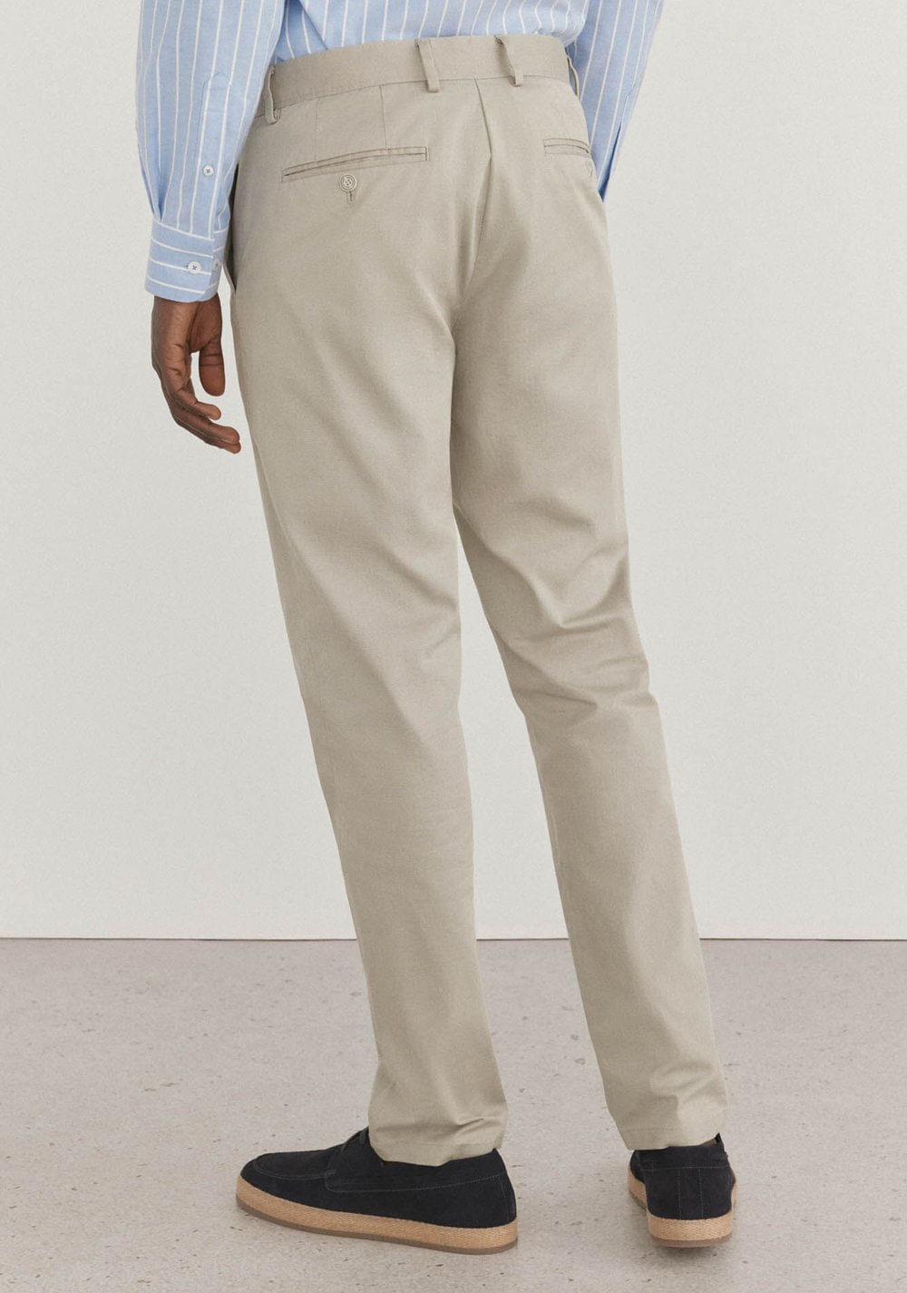 Pantalón Chino Slim Fit con Print Cortefiel 4