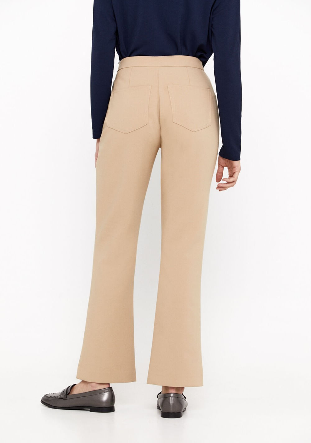 Pantalón Flare de Vestir Cortefiel 3