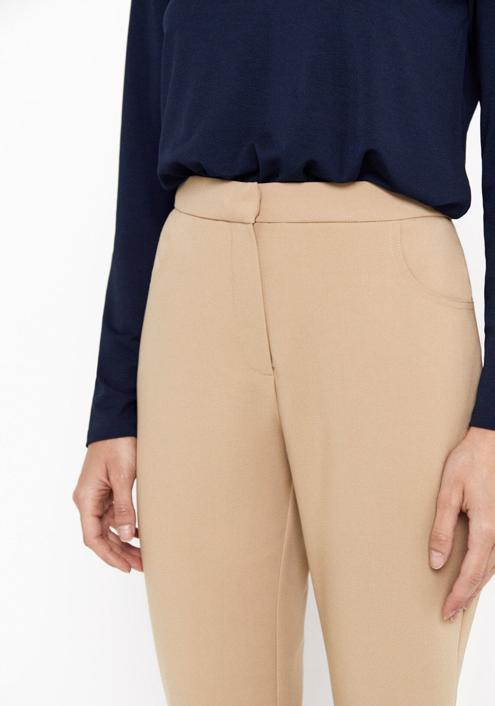 Pantalón Flare de Vestir Cortefiel 4