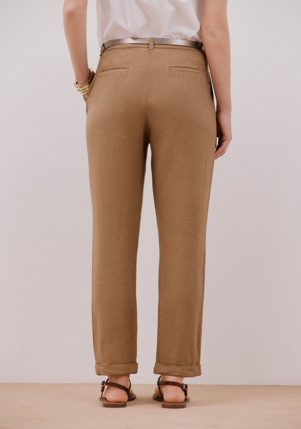 Pantalón de Lino Cortefiel 3
