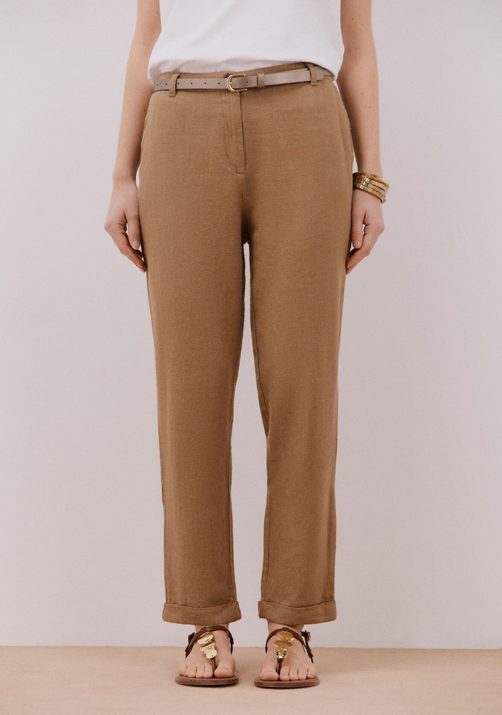 Pantalón de Lino Cortefiel