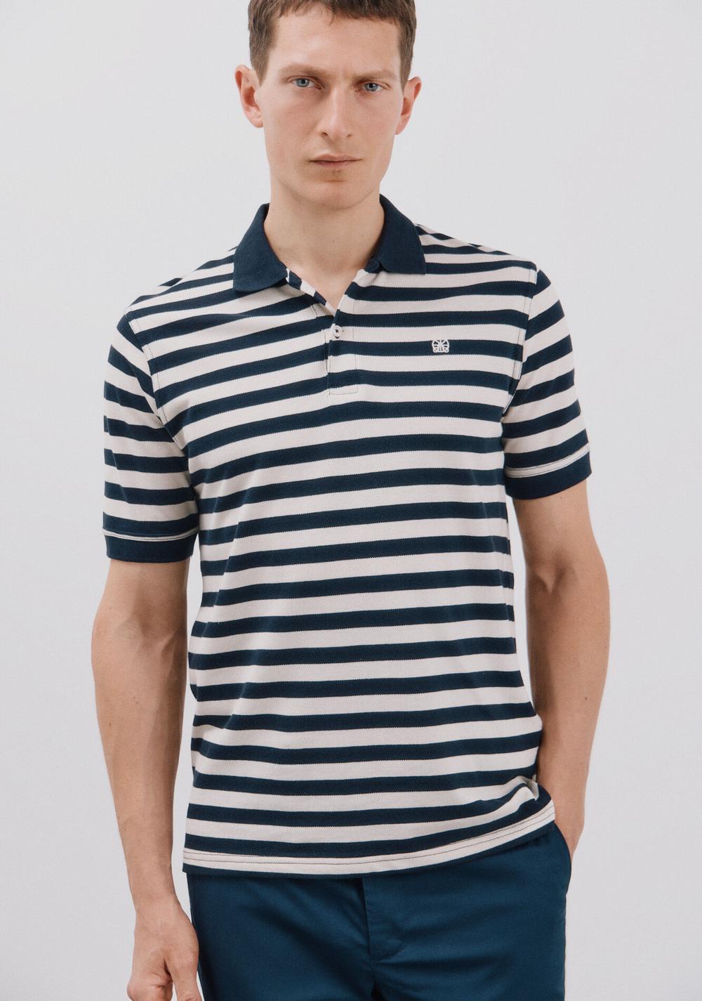 Polo Piqué de Rayas Cortefiel 3