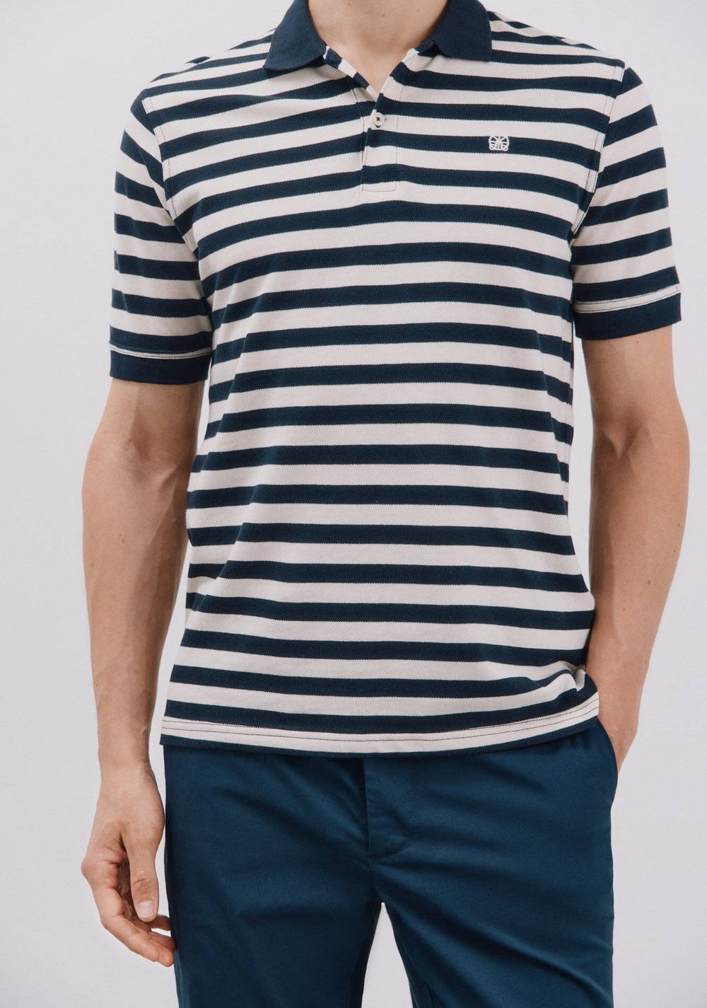 Polo Piqué de Rayas Cortefiel 6