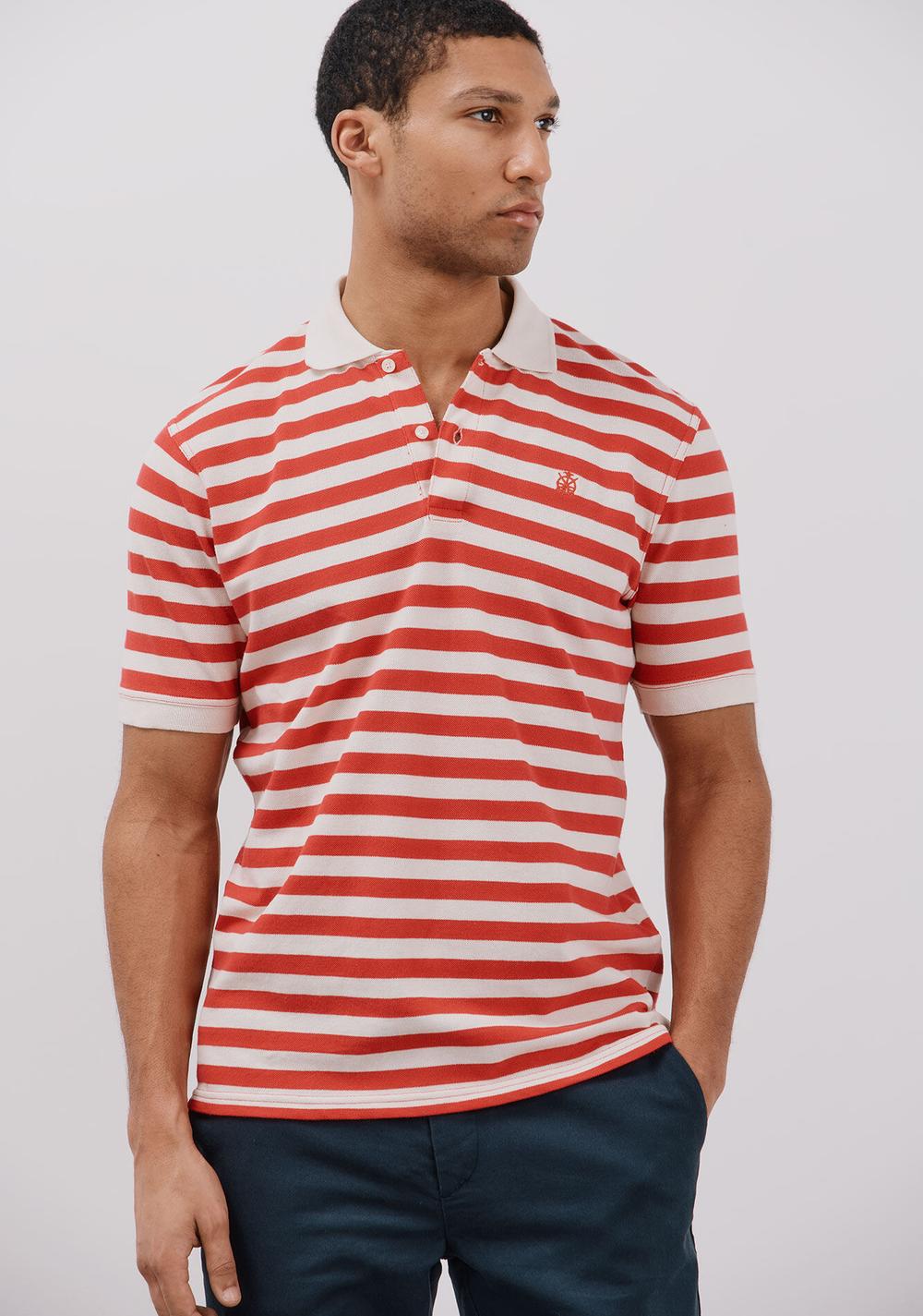 Polo Piqué de Rayas Cortefiel