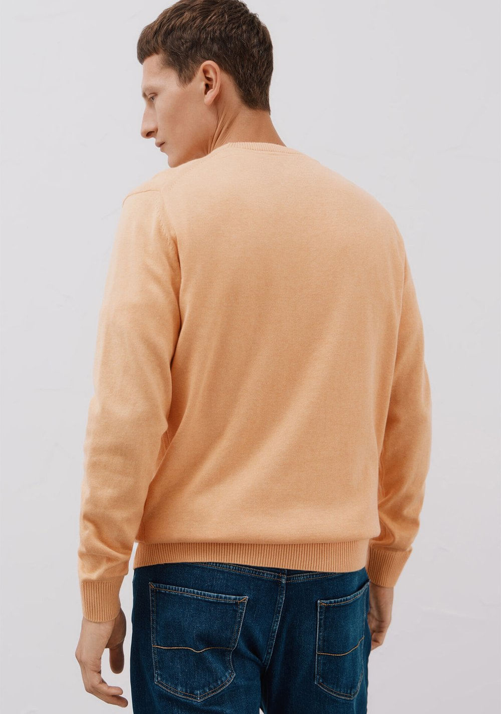 Suéter Punto Fino Algodón Cuello Redondo Cortefiel 5