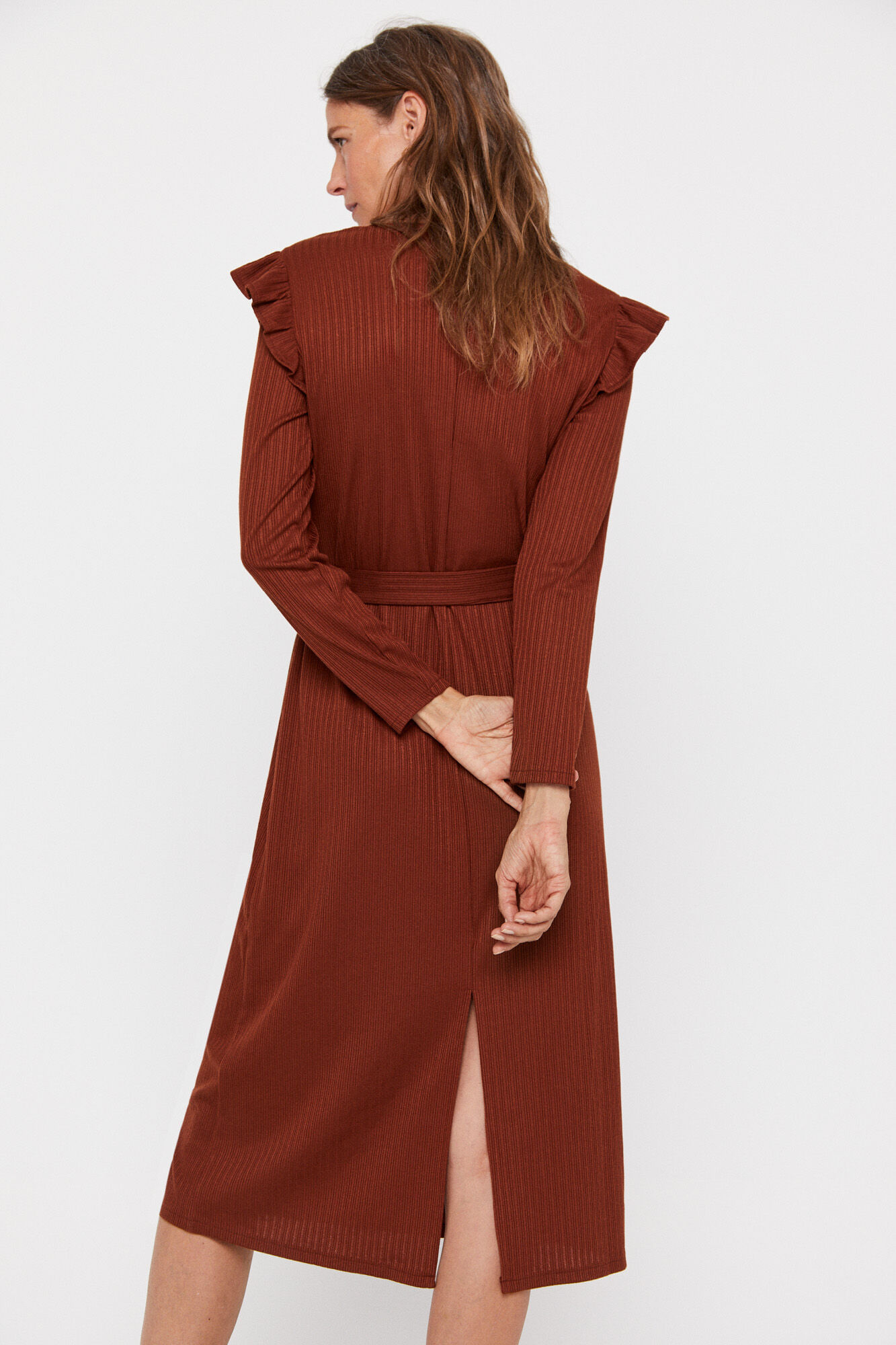 Vestido con Detalle de Volantes Cortefiel 3
