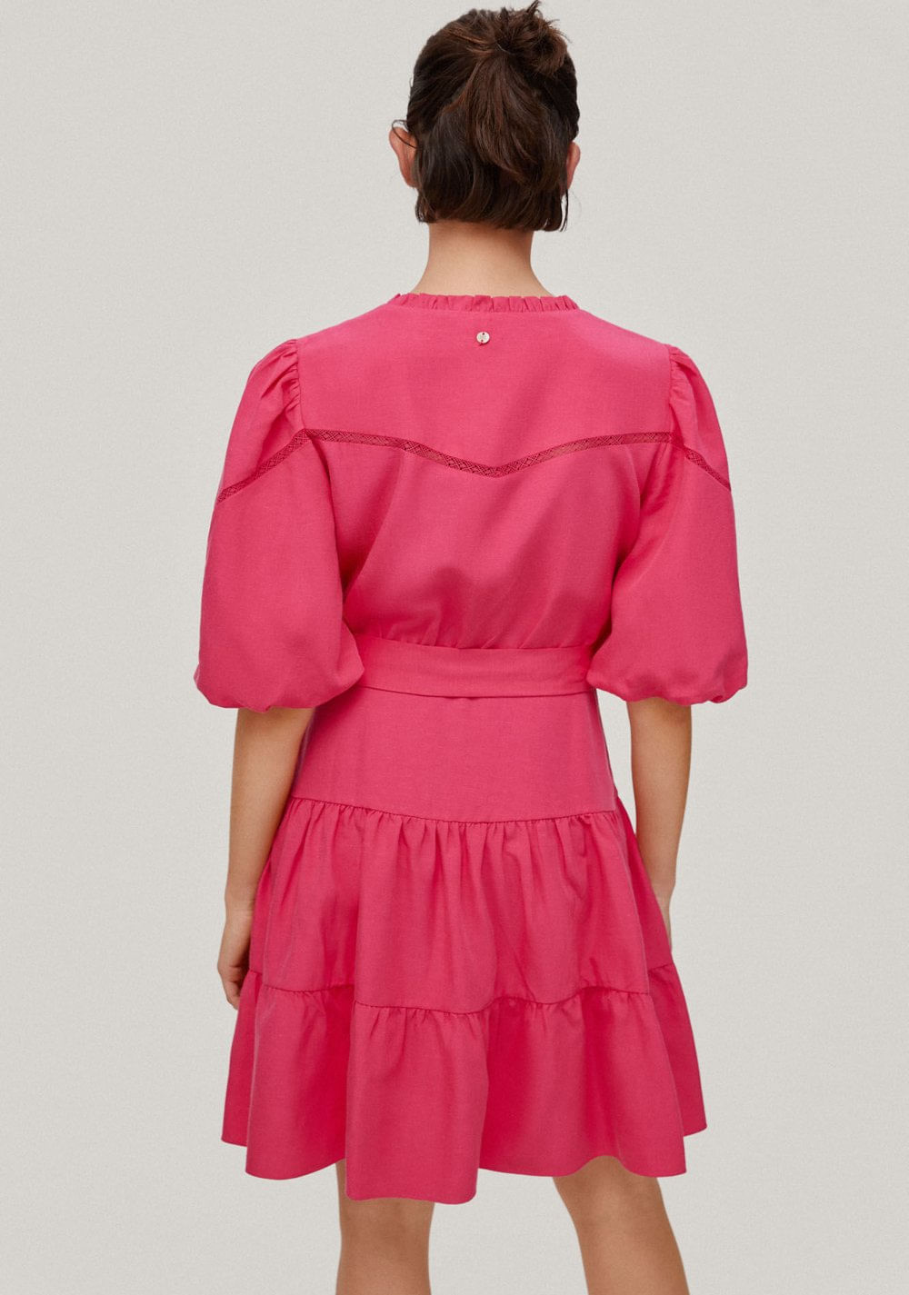Vestido Falda Pisos, Manga Abullanada Cortefiel 4
