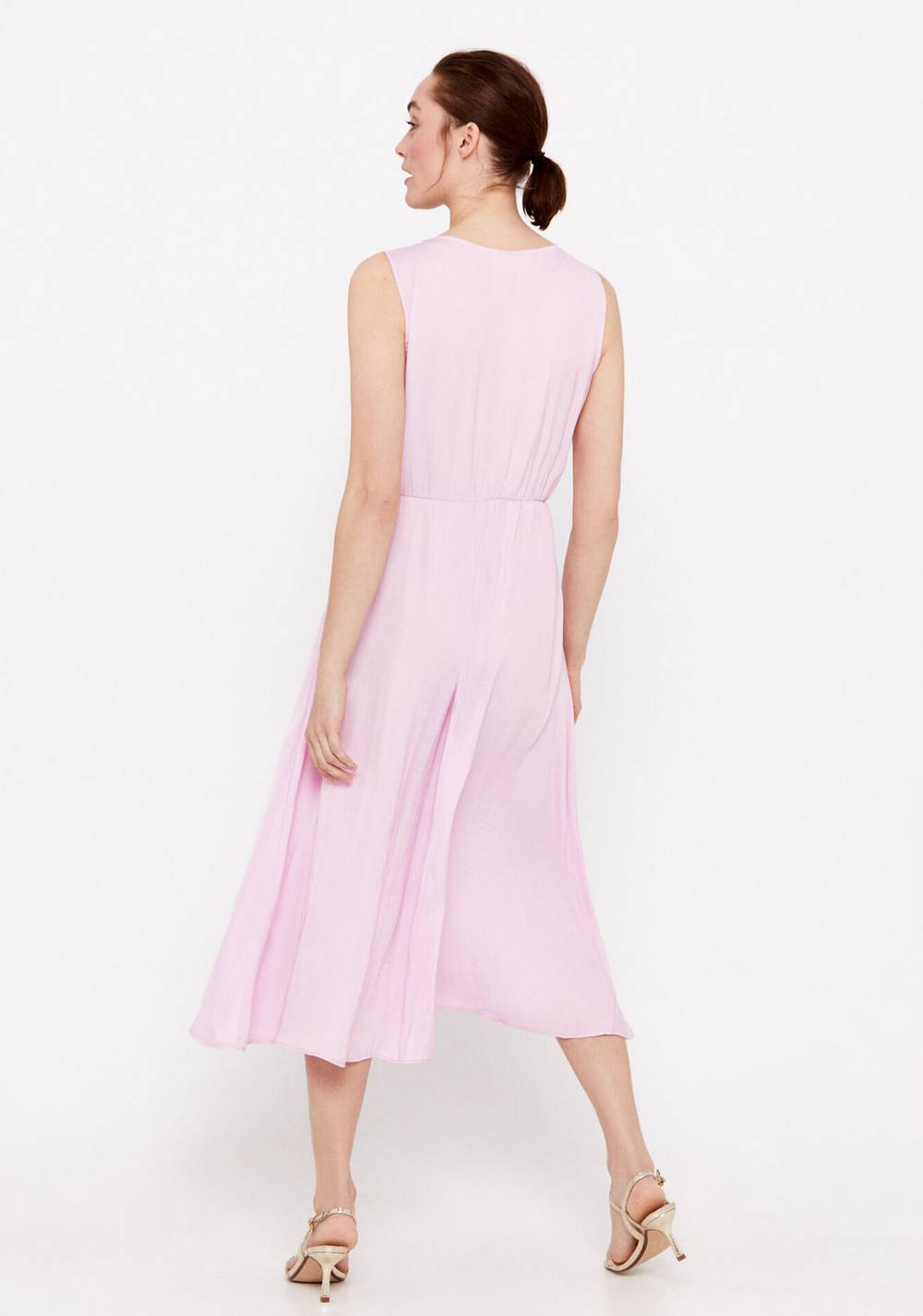 Vestido Satinado Sostenible Cortefiel 2