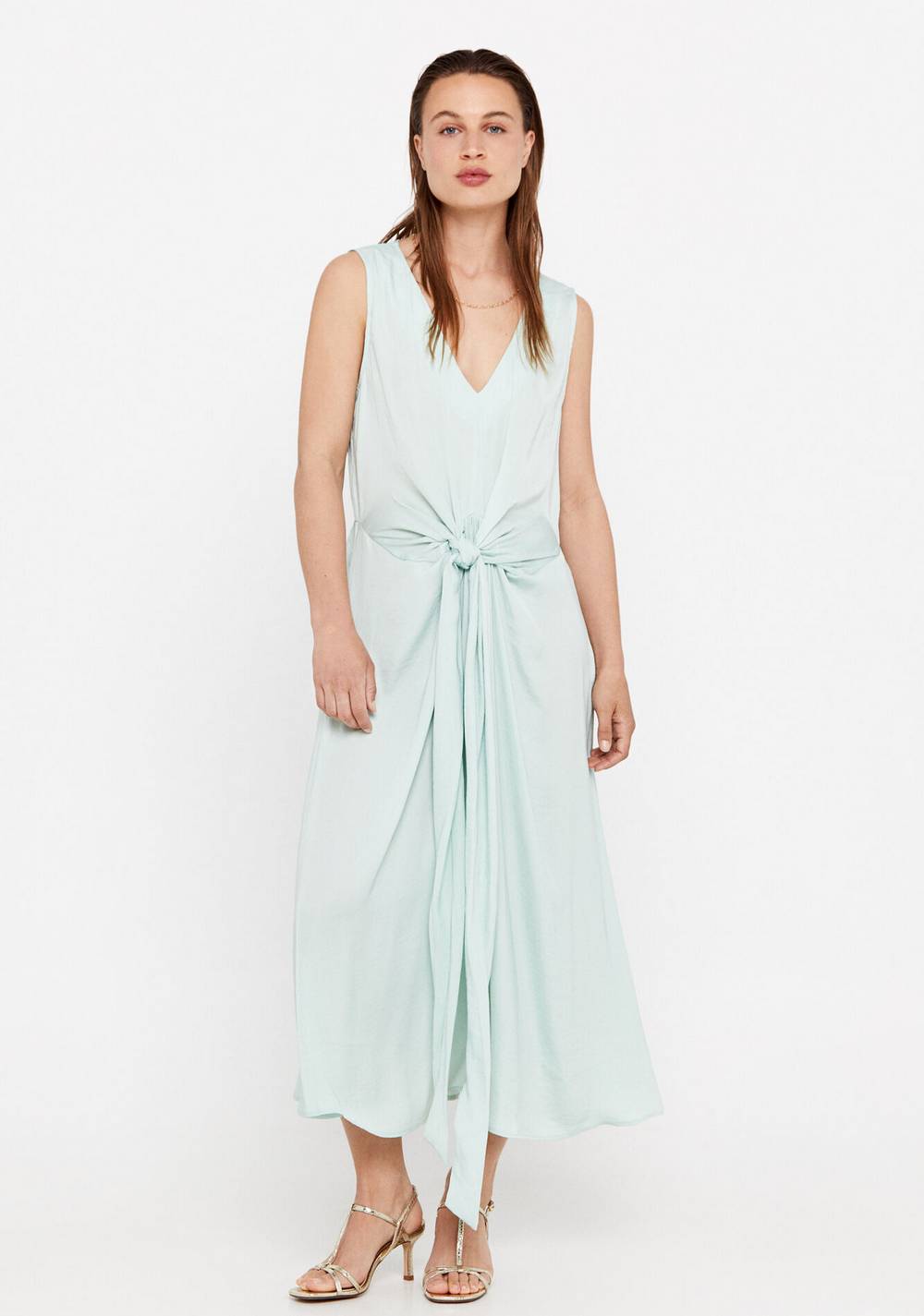 Vestido Satinado Sostenible Cortefiel