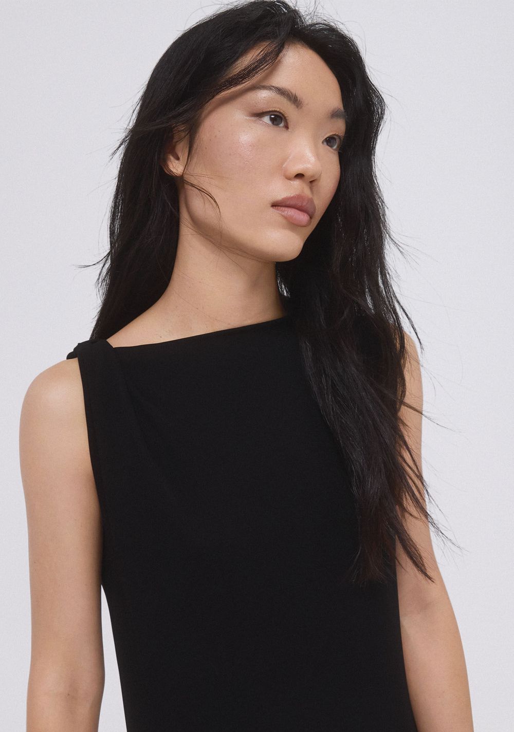 Vestido Túnica Nudo Cortefiel 4