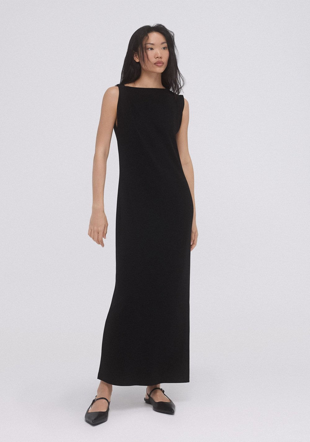 Vestido Túnica Nudo Cortefiel