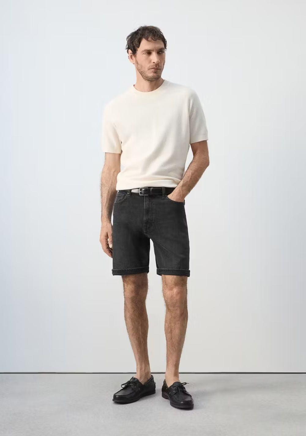 Bermuda Slim Fit Dobladillo Mango 2