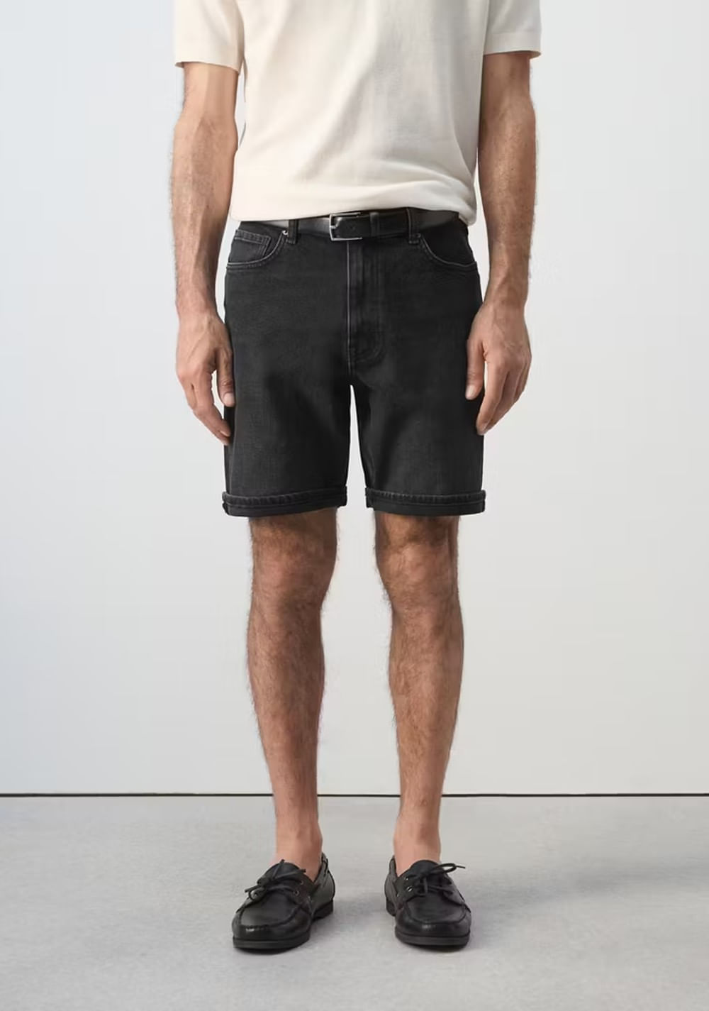 Bermuda Slim Fit Dobladillo Mango Imagen Principal