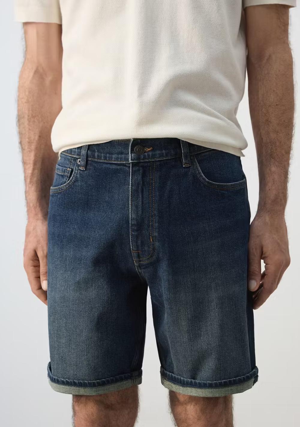Bermudas de Jeans Slim Fit Mango 4