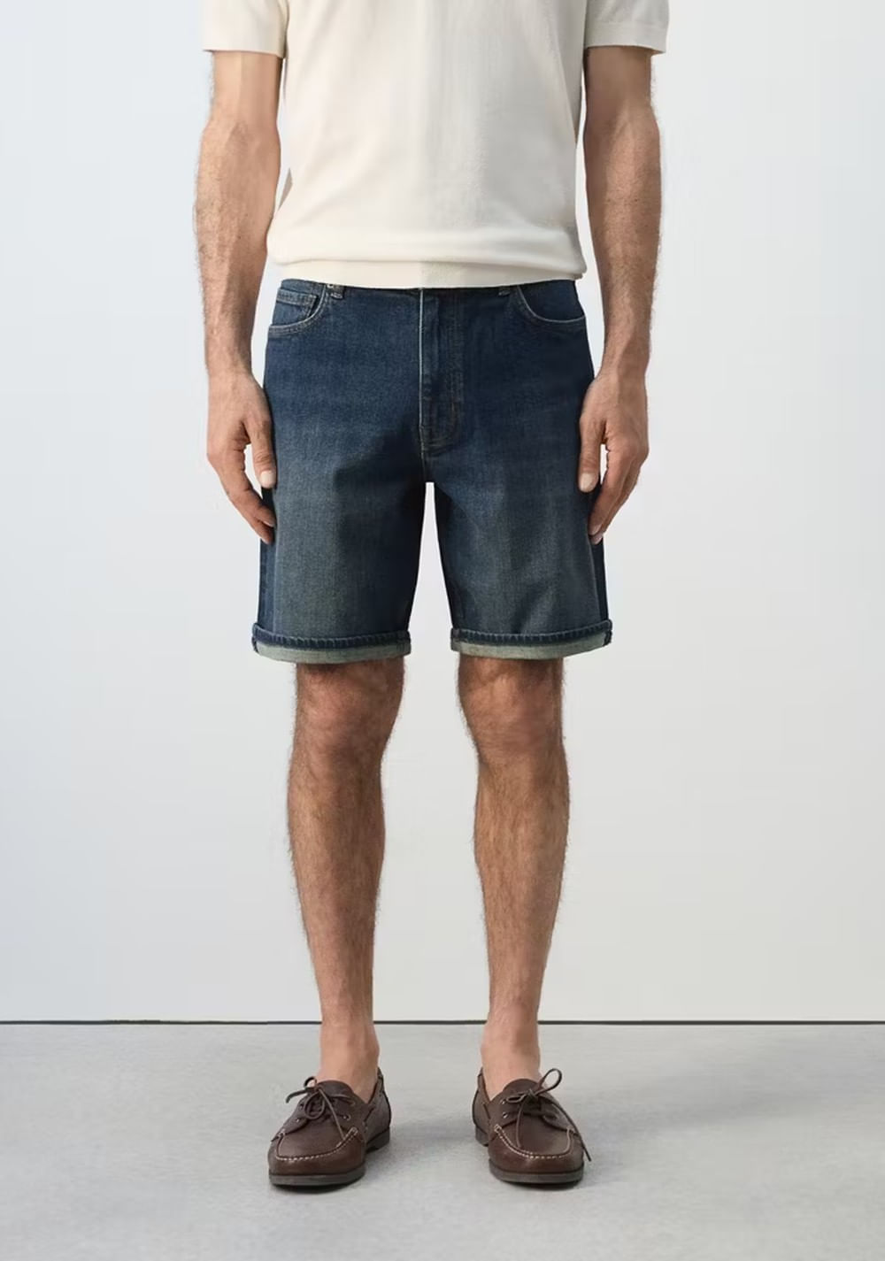 Bermudas de Jeans Slim Fit Mango Imagen Principal