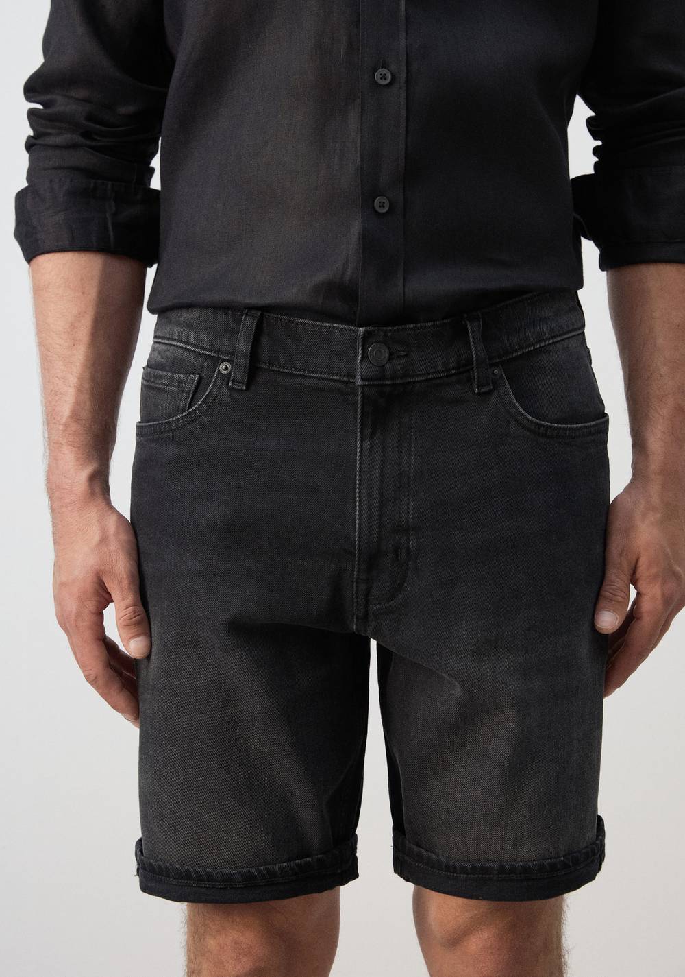Bermudas de Jeans Slim Fit Mango 5