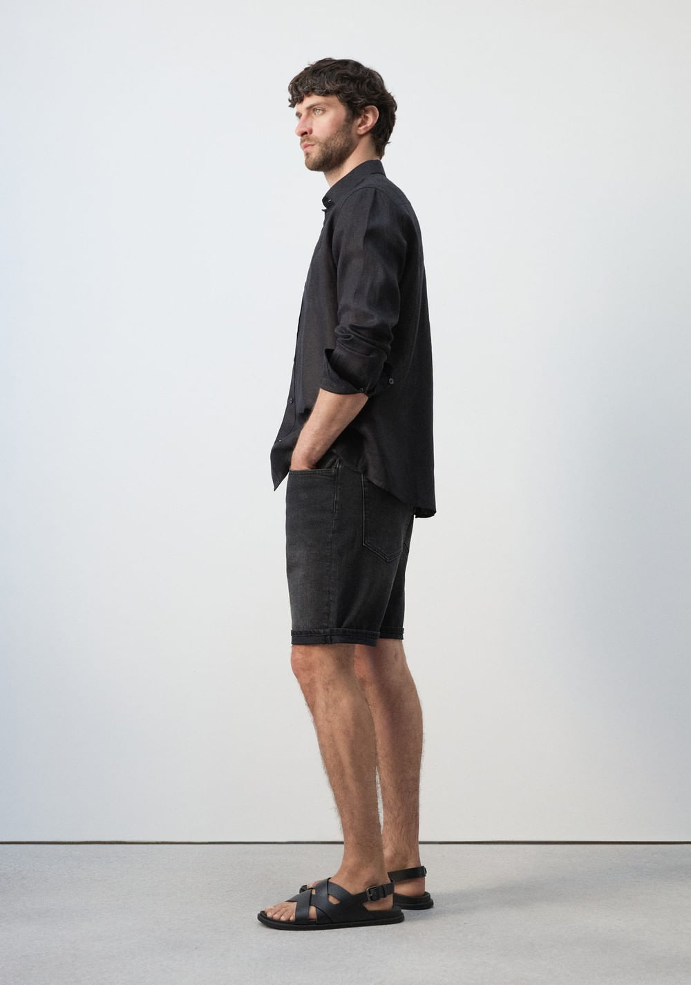 Bermudas de Jeans Slim Fit Mango 6