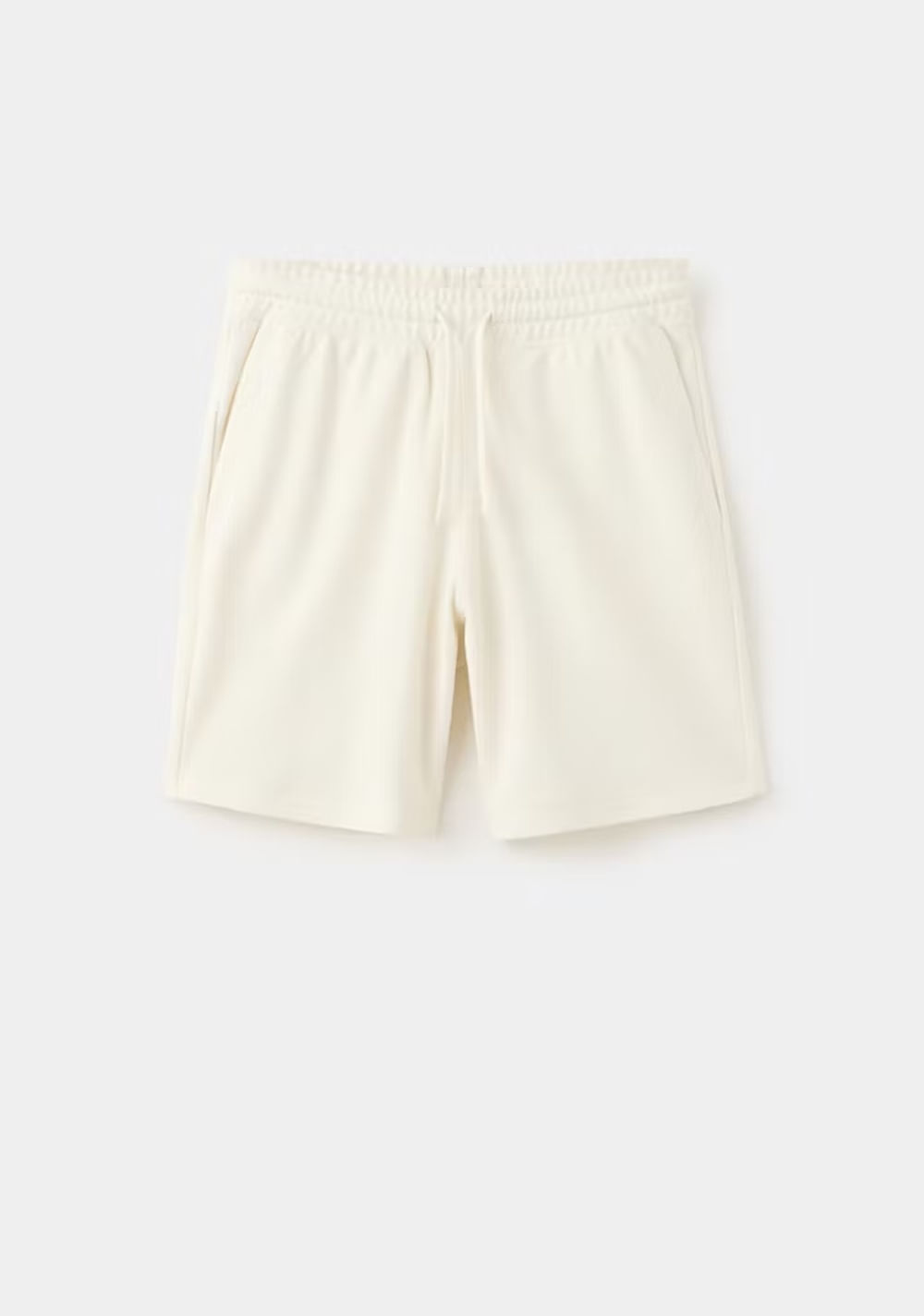 Bermudas Mezcla Algodón Textura Cordón Mango 8